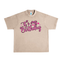 French Oak it s my birthday Urban Heavy Tee - MaliasSmallBusiness
