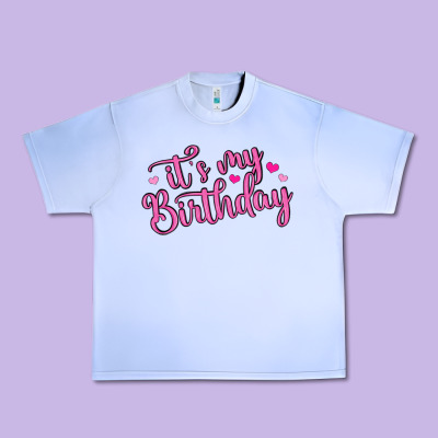 It S My Birthday Urban Heavy Tee Designed By Maliassmallbusiness