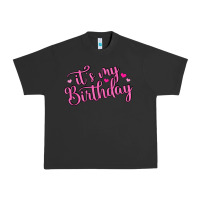 Pigment Black it s my birthday Urban Heavy Tee - MaliasSmallBusiness