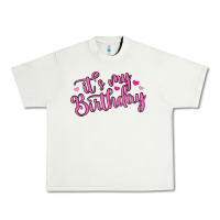 Pistachio it s my birthday Urban Heavy Tee - MaliasSmallBusiness