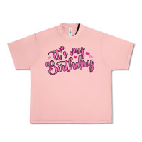 Salmon it s my birthday Urban Heavy Tee - MaliasSmallBusiness