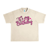 Sandshell it s my birthday Urban Heavy Tee - MaliasSmallBusiness