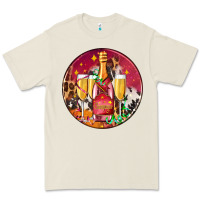 Bone christmas champagne bottle and champagne's Premium Tee - AdoDesignShop