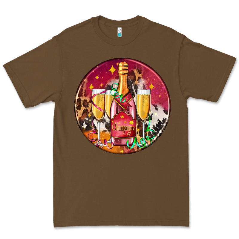 Christmas Champagne Bottle And Champagne's Premium Tee by AdoDesignShop | Teevron