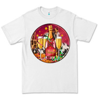 White christmas champagne bottle and champagne's Premium Tee - AdoDesignShop