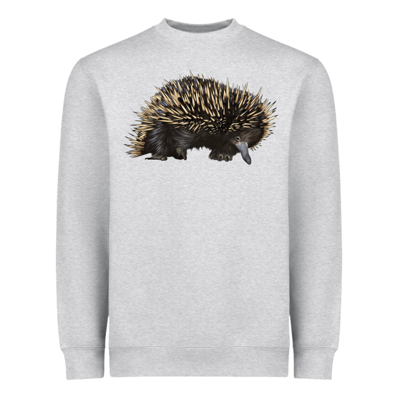 Short Beaked Echidna Heavyweight Sweatshirt by LillyAllenDesigns | Teevron