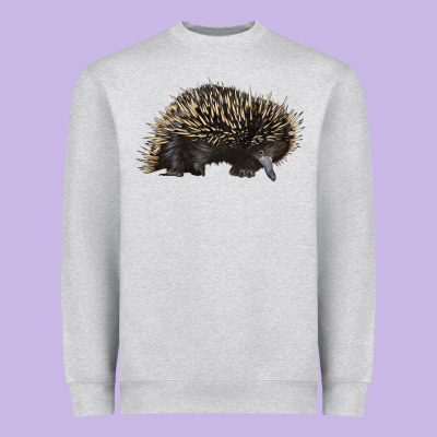 Short Beaked Echidna Heavyweight Sweatshirt Designed By Lillyallendesigns