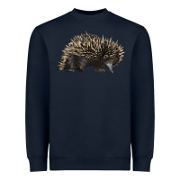 Navy short beaked echidna Heavyweight Sweatshirt - LillyAllenDesigns