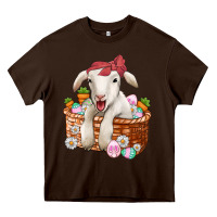 Chocolate Brown easter lamb Heavy Core Tee - Jasminsmagicworld