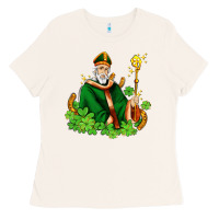 Bone st patricks and horseshoes with shamrocks Ladies Tee - AdoDesignShop