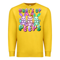 Lemon What's up peeps Easter bunnies Easter Day Premium Sweatshirt - CowGirlArtShop
