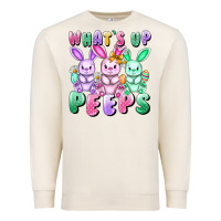 Sandshell What's up peeps Easter bunnies Easter Day Premium Sweatshirt - CowGirlArtShop