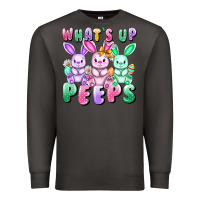 Smoke What's up peeps Easter bunnies Easter Day Premium Sweatshirt - CowGirlArtShop