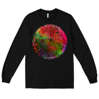 Black halloween round Long Sleeve Tee - BundleAndBundleShop
