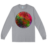 Heather Grey halloween round Long Sleeve Tee - BundleAndBundleShop