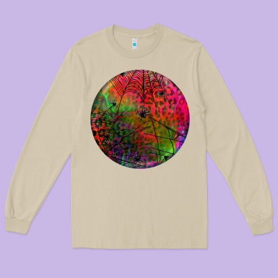 Halloween Round Long Sleeve Tee Designed By Bundleandbundleshop