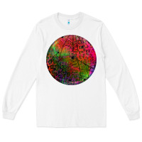 White halloween round Long Sleeve Tee - BundleAndBundleShop