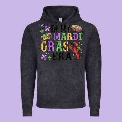 In My Mardi Gras Era Vintage Hoodie Designed By Maliassmallbusiness