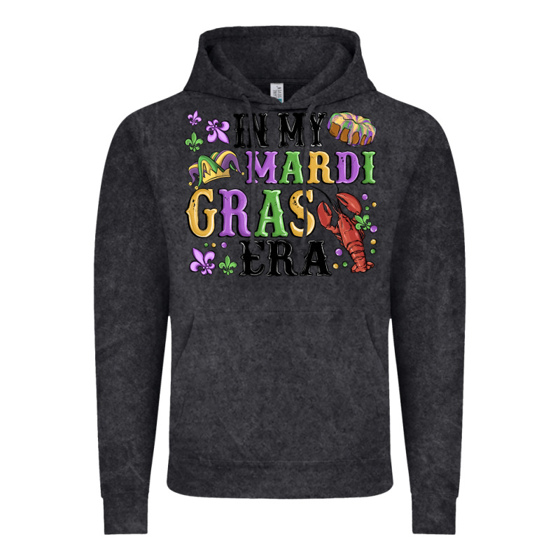 In My Mardi Gras Era Vintage Hoodie by MaliasSmallBusiness | Teevron