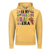 Vintage Mustard in my mardi gras era Vintage Hoodie - MaliasSmallBusiness