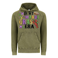 Vintage Olive in my mardi gras era Vintage Hoodie - MaliasSmallBusiness