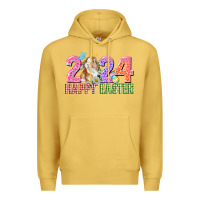 Antique Gold 2024 happy easter Premium Hoodie - CowGirlArtShop