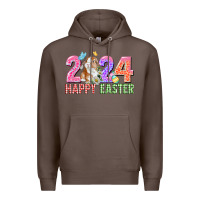 Coffee 2024 happy easter Premium Hoodie - CowGirlArtShop