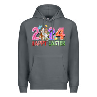 Rock 2024 happy easter Premium Hoodie - CowGirlArtShop