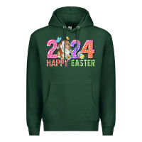 Sports Green 2024 happy easter Premium Hoodie - CowGirlArtShop