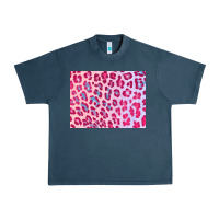 Midnight Navy leopard background pink shimmer 3200x2400 Urban Heavy Tee - AdoDesignShop