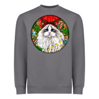 Storm christmas ragdoll  cat Heavyweight Sweatshirt - LillyAllenDesigns