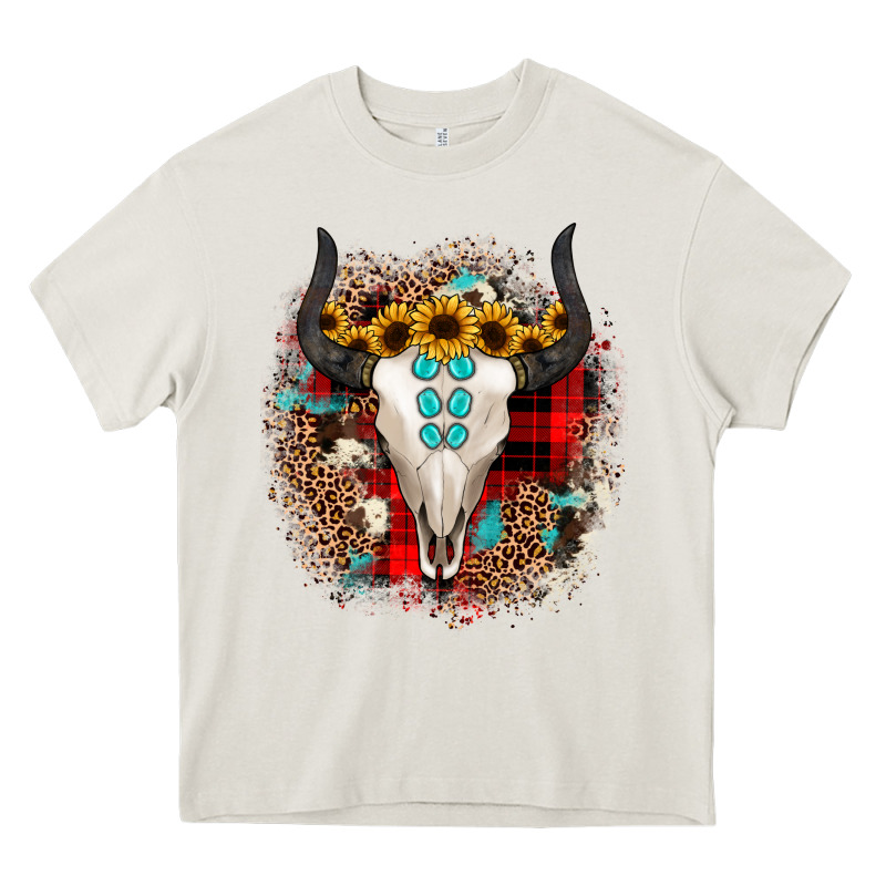 Bullskull Christmas Heavy Core Tee by JahusDesignShop | Teevron