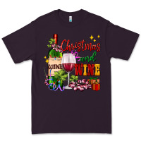 Plum Christmas and wine Premium Tee - AdoDesignShop
