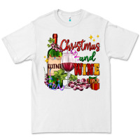 White Christmas and wine Premium Tee - AdoDesignShop