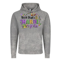 Cloud Rock thick thighs mardi gras Vintage Hoodie - MaliasSmallBusiness