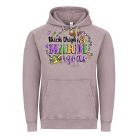 Vintage Zinc thick thighs mardi gras Vintage Hoodie - MaliasSmallBusiness