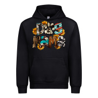 Black Dog Mama Urban Hoodie - FaDigitalArtStudio