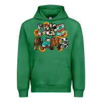 Emerald Dog Mama Urban Hoodie - FaDigitalArtStudio