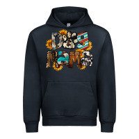 Navy Dog Mama Urban Hoodie - FaDigitalArtStudio