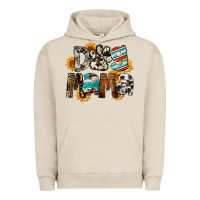 Pigment French Oak Dog Mama Urban Hoodie - FaDigitalArtStudio