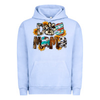 Pigment Grape Ice Dog Mama Urban Hoodie - FaDigitalArtStudio