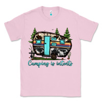 Bubblegum Pink camping is intents Classic Tee - JahusDesignShop