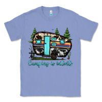 Colony Blue camping is intents Classic Tee - JahusDesignShop