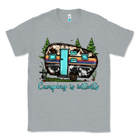 Heather Grey camping is intents Classic Tee - JahusDesignShop