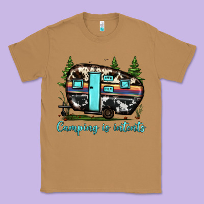 Camping Is Intents Classic Tee Designed By Jahusdesignshop