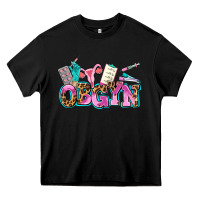 Black obgyn Heavy Core Tee - AdoDesignShop