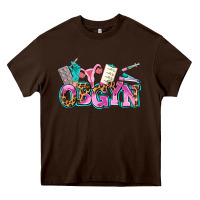 Chocolate Brown obgyn Heavy Core Tee - AdoDesignShop