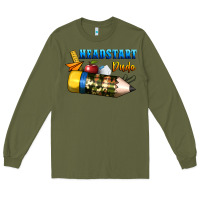 Army Green headstart dude Long Sleeve Tee - BundleAndBundleShop
