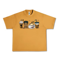 Peanut Butter coffee latte coffee cups Urban Heavy Tee - MaliasSmallBusiness
