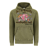 Vintage Olive for i am fearfully and wonderfully made Vintage Hoodie - MaliasSmallBusiness